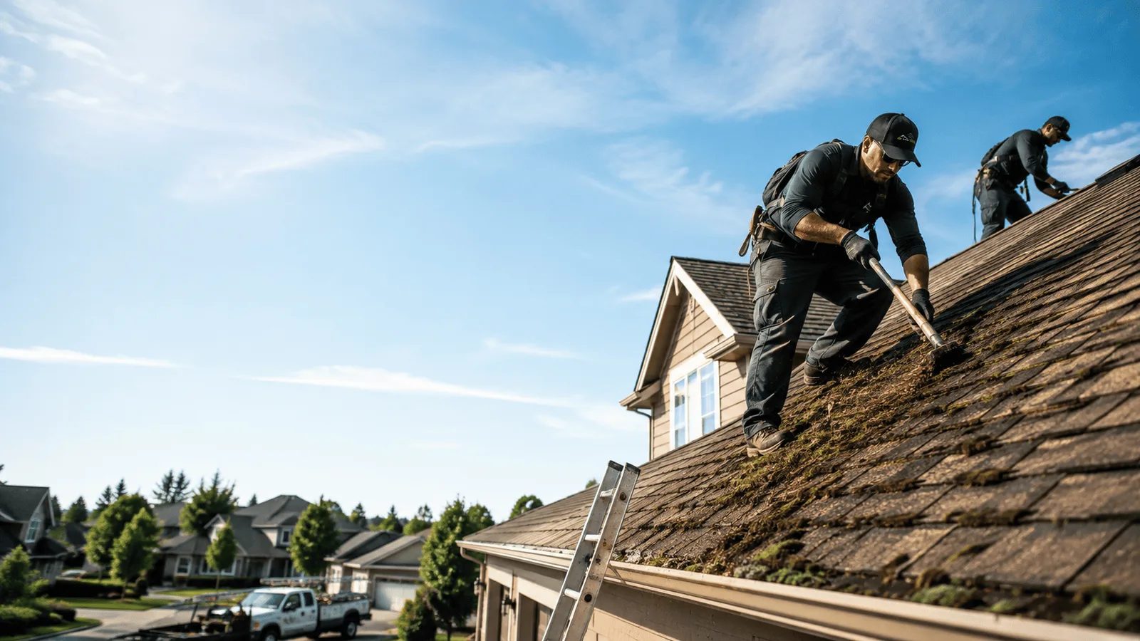 Roof Moss Removal in Mendota, IL near me